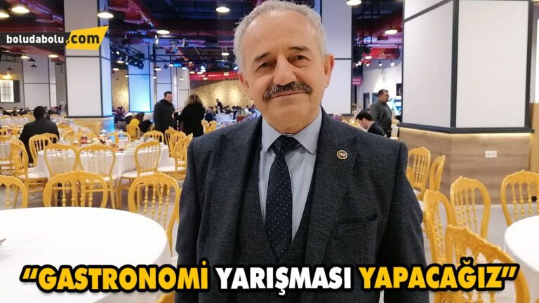 ÇANKAYA, “GASTRONOMİ YARIŞMASI YAPACAĞIZ”