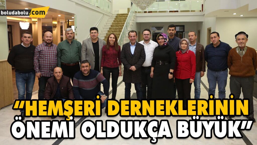 “HEMŞERİ DERNEKLERİNİN ÖNEMİ OLDUKÇA BÜYÜK” “HEMŞERİ DERNEKLERİNİN ÖNEMİ OLDUKÇA BÜYÜK”