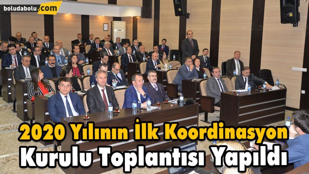 2020 Yılının İlk Koordinasyon Kurulu Toplantısı Yapıldı 2020 Yılının İlk Koordinasyon Kurulu Toplantısı Yapıldı