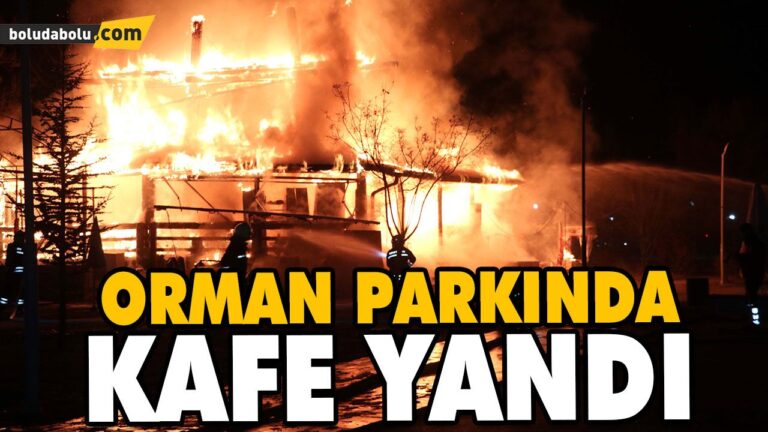 KAFEDE ÇIKAN YANGIN SÖNDÜRÜLDÜ
