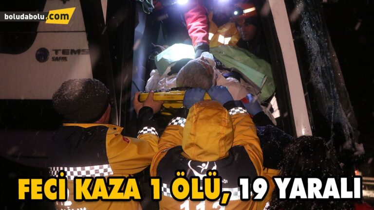 3 YOLCU OTOBÜSÜ VE 2 TIR İLE BİR HAFİF TİCARİ ARAÇ BİRBİRİNE GİRDİ