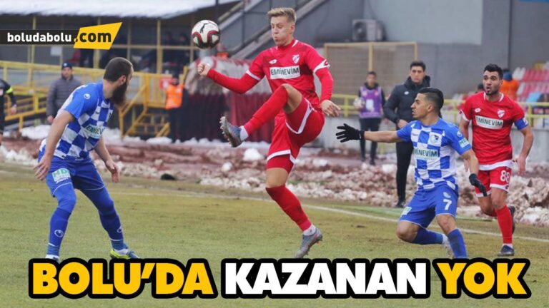 BOLU’DA KAZANAN YOK
