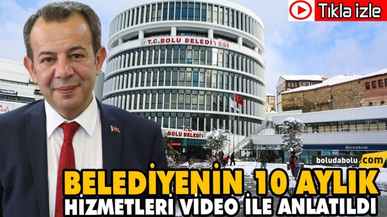 BELEDİYENİN 10 AYLIK HİZMETLERİ VİDEO İLE ANLATILDI