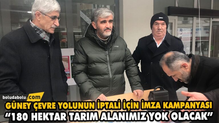 “180 HEKTAR TARIM ALANIMIZ YOK OLACAK”