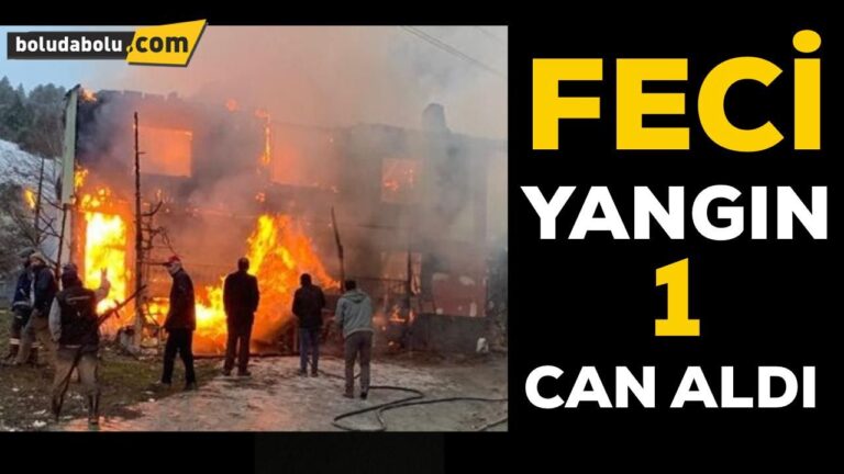 FECİ YANGIN 1:ÖLÜ