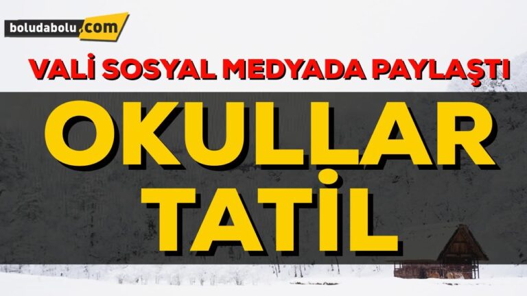 OKULLAR TATİL