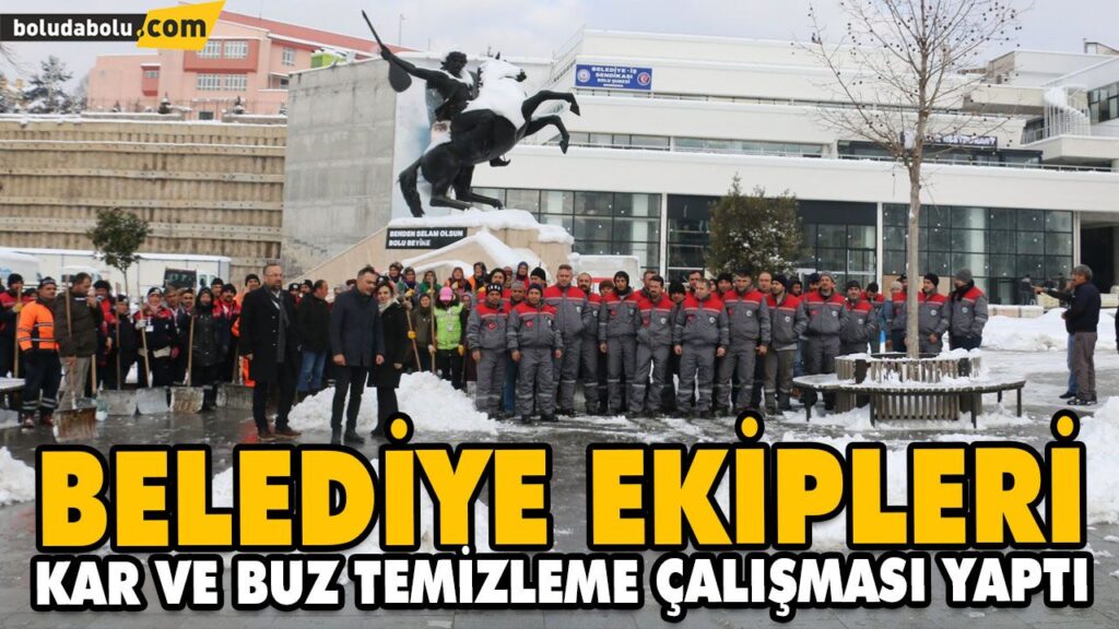 BELEDİYE EKİPLERİ KAR VE BUZ TEMİZLEME ÇALIŞMASI YAPTI BELEDİYE EKİPLERİ KAR VE BUZ TEMİZLEME ÇALIŞMASI YAPTI