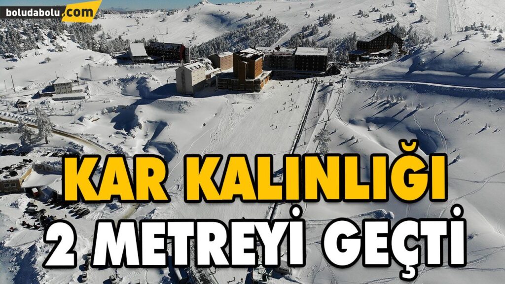 KARTALKAYA’DA KAR KALINLIĞI 2 METREYİ GEÇTİ KARTALKAYA’DA KAR KALINLIĞI 2 METREYİ GEÇTİ