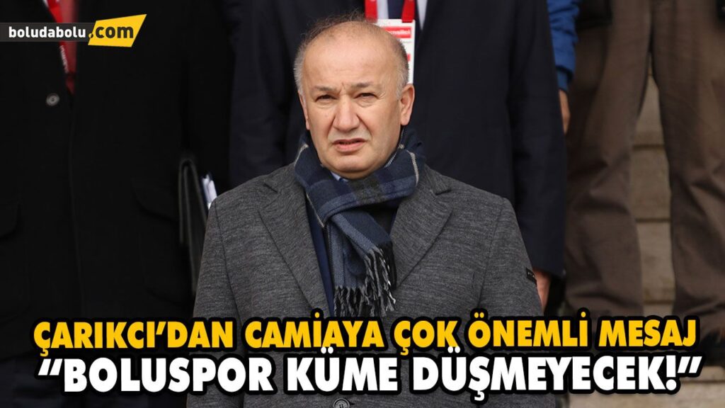 “BOLUSPOR KÜME DÜŞMEYECEK!” “BOLUSPOR KÜME DÜŞMEYECEK!”