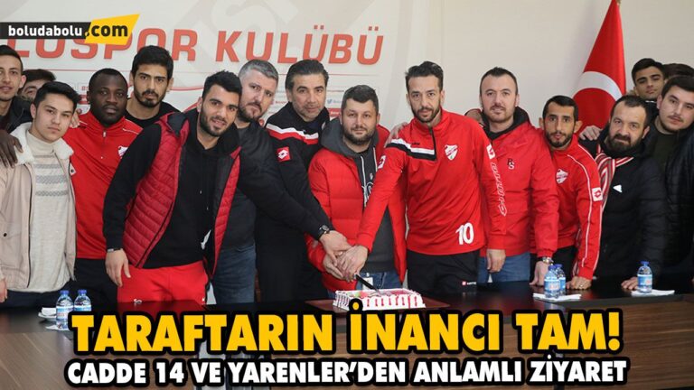 TARAFTARDAN 14 ŞUBAT’TA ANLAMLI ZİYARET