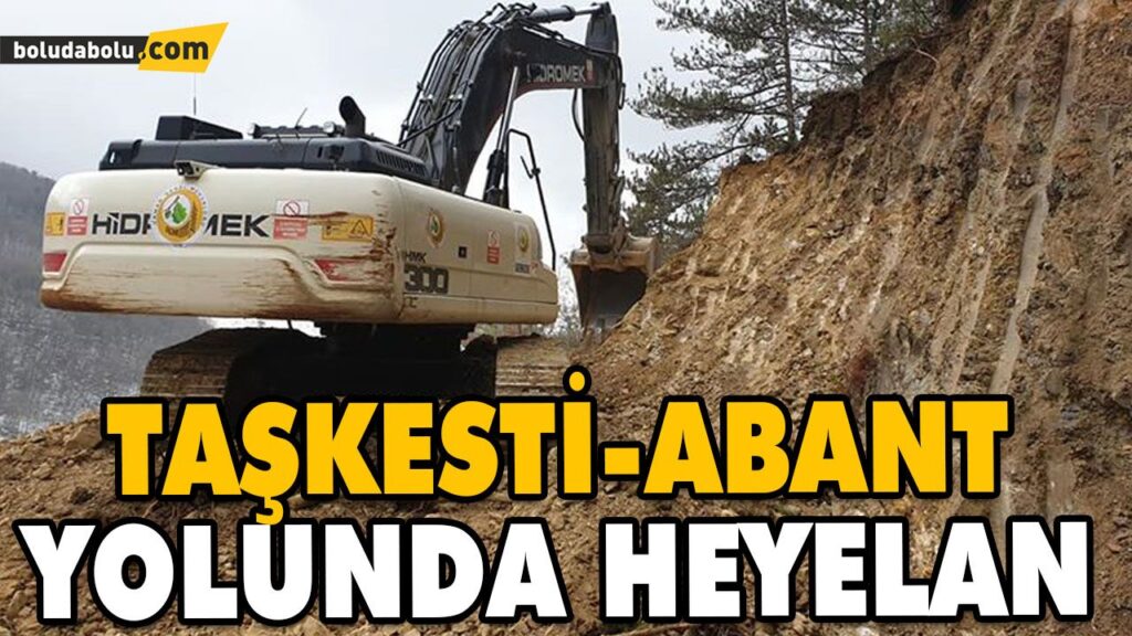 TAŞKESTİ-ABANT YOLUNDA HEYELAN TAŞKESTİ-ABANT YOLUNDA HEYELAN