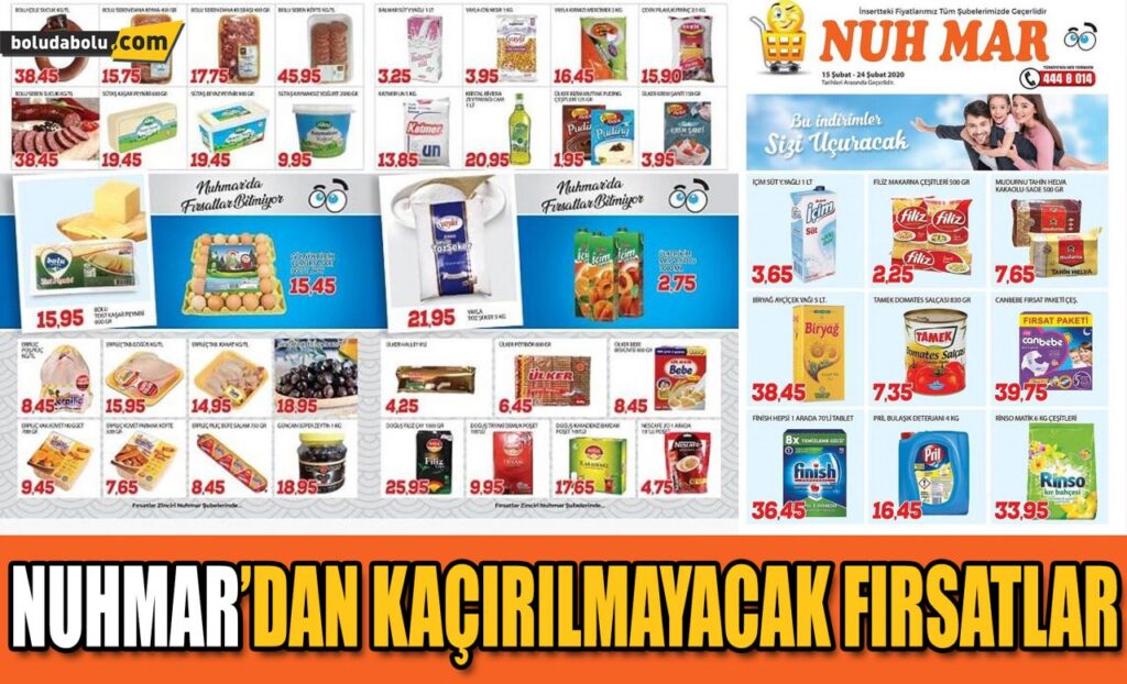 NUHMAR’DAN KAÇIRILMAYACAK FIRSATLAR