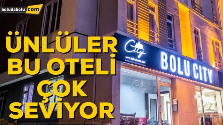 KALİTEYİ, HUZURU BİR ARADA YAŞAMAK İSTİYORSANIZ BOLU CİTY HOTEL