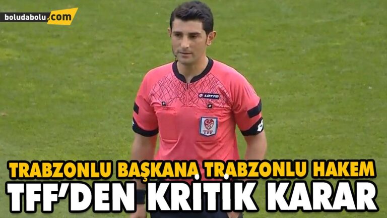 TFF’DEN KRİTİK KARAR
