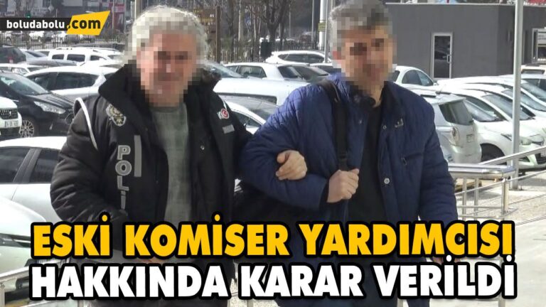 ESKİ KOMİSER YARDIMCISI ADLİ KONTROL ŞARTIYLA SERBEST BIRAKILDI