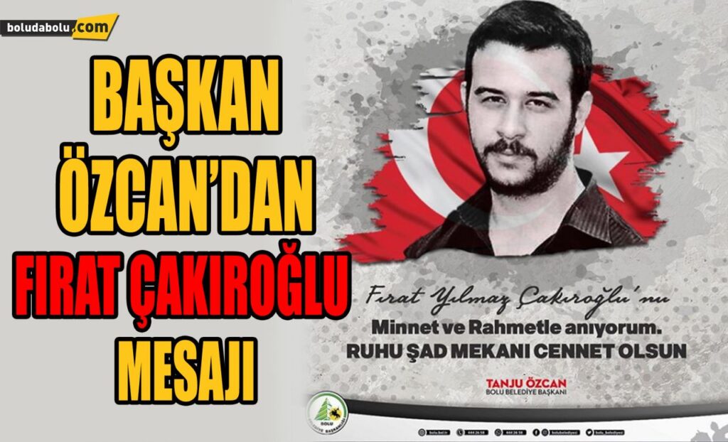 TANJU ÖZCAN’DAN FIRAT YILMAZ ÇAKIROĞLU MESAJI TANJU ÖZCAN’DAN FIRAT YILMAZ ÇAKIROĞLU MESAJI