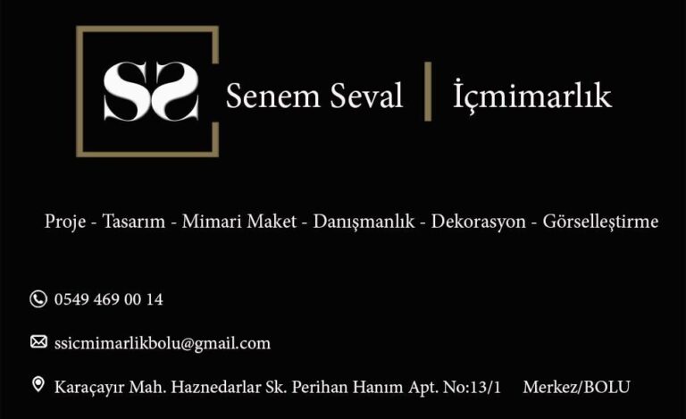 Bolu İç Mimar Senem Seval