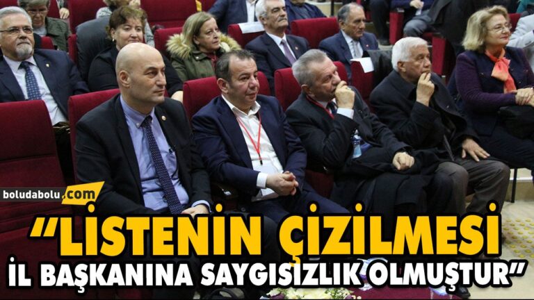 “LİSTENİN ÇİZİLMESİ İL BAŞKANINA SAYGISIZLIK OLMUŞTUR”