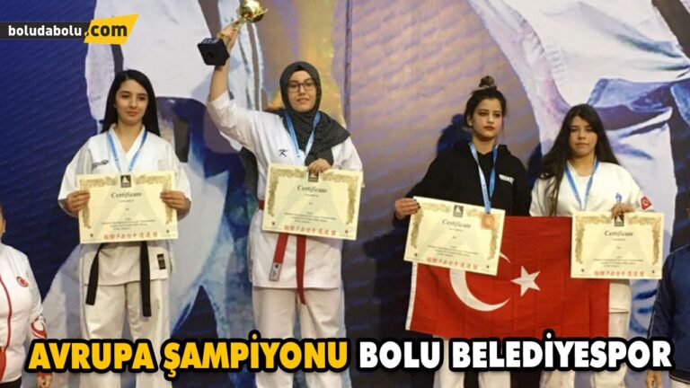 AVRUPA ŞAMPİYONU BOLU BELEDİYESPOR