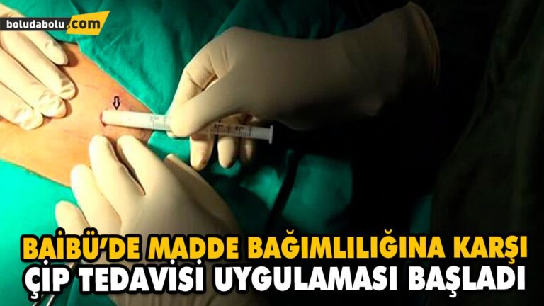 BAİBÜ’DE MADDE BAĞIMLILIĞINA KARŞI ÇİP TEDAVİSİ UYGULAMASI BAŞLADI