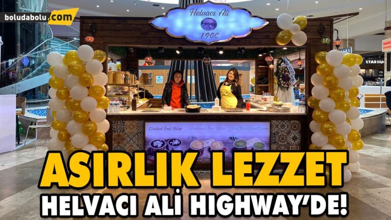 ASIRLIK LEZZET HELVACI ALİ HIGHWAY’DE!