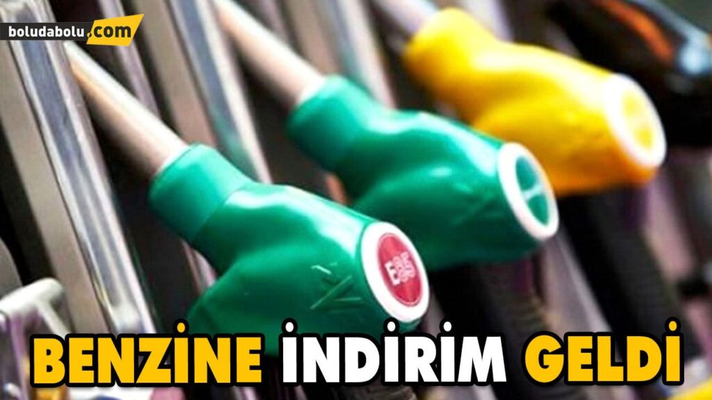 BENZİNE İNDİRİM GELDİ BENZİNE İNDİRİM GELDİ