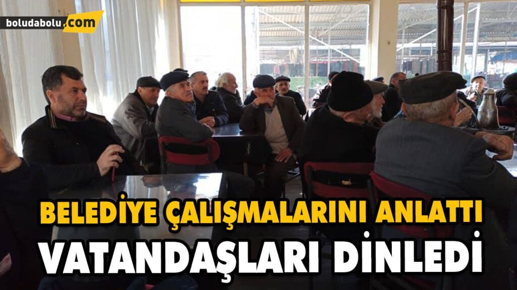 VATANDAŞLARLA BULUŞMA TOPLANTISINA KATILDI VATANDAŞLARLA BULUŞMA TOPLANTISINA KATILDI