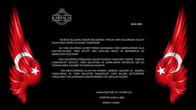 EMRAH YAMAN’DAN BASIN AÇIKLAMASI
