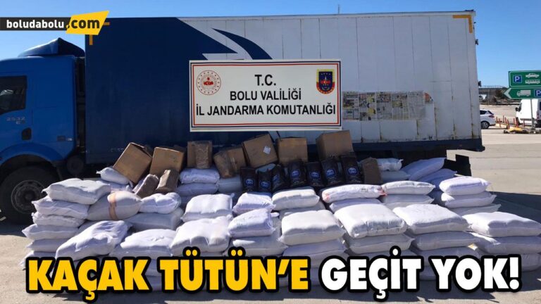 3 BİN 920 KG KAÇAK TÜTÜN ELE GEÇİRİLDİ