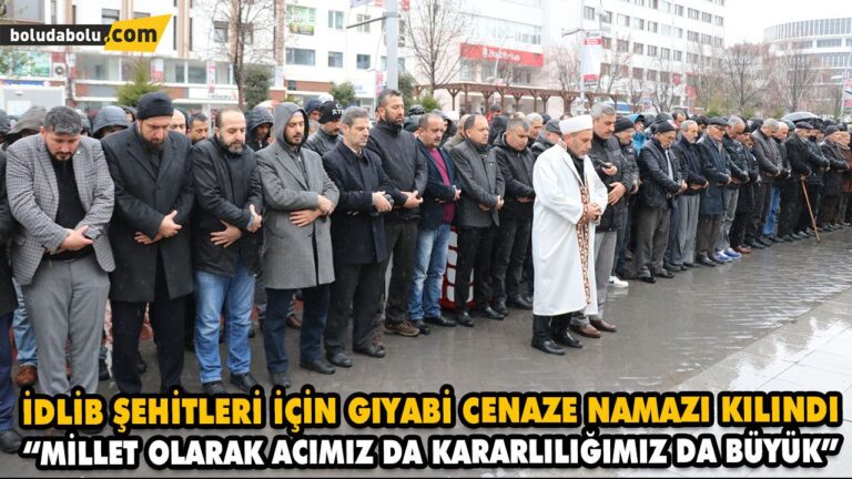 “MİLLET OLARAK ACIMIZ DA KARARLILIĞIMIZ DA BÜYÜK”