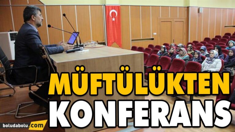 MÜFTÜLÜKTEN KONFERANS