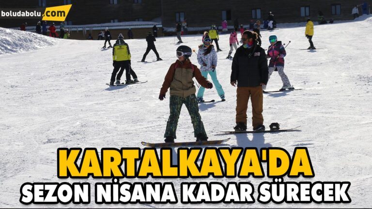 KARTALKAYA’DA SEZON NİSANA KADAR SÜRECEK