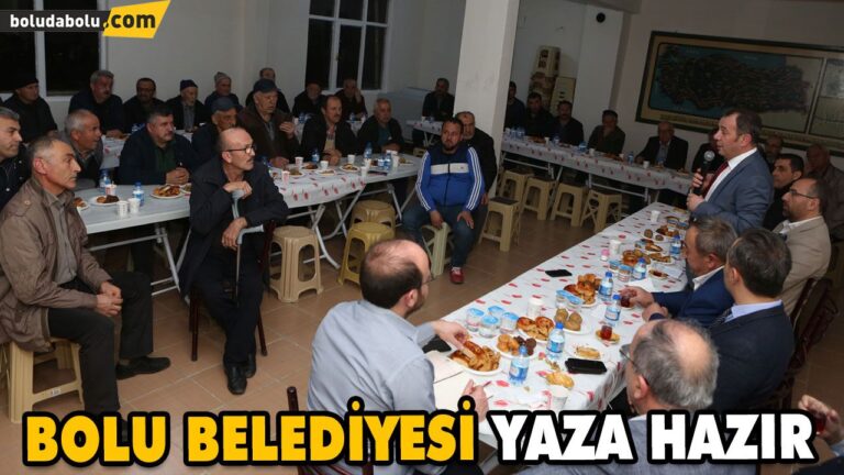 BOLU BELEDİYESİ YAZA HAZIR