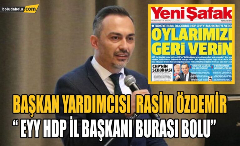ÖZDEMİR HDP İL BAŞKANINA BÖYLE SESLENDİ