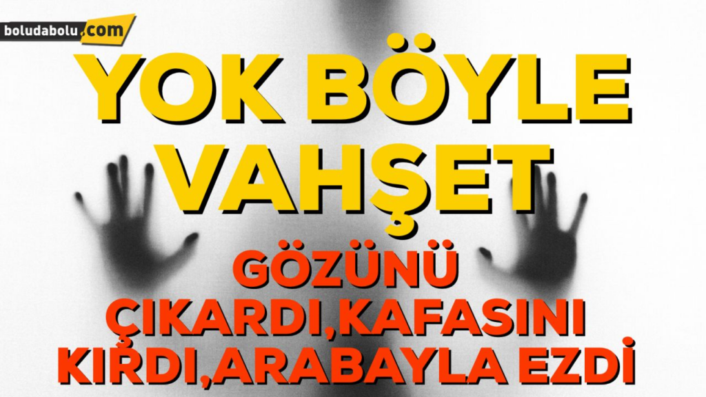 BOLU’DA YEĞEN VAHŞETİ BOLU’DA YEĞEN VAHŞETİ