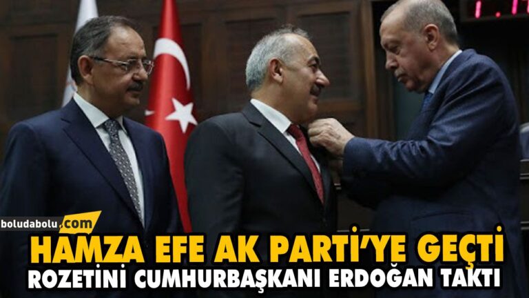 ROZETİNİ CUMHURBAŞKANI ERDOĞAN TAKTI