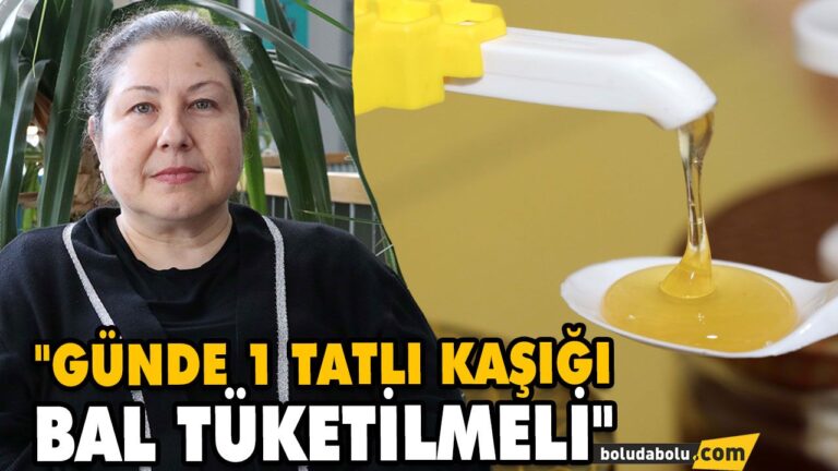 “GÜNDE 1 TATLI KAŞIĞI BAL TÜKETİLMELİ”