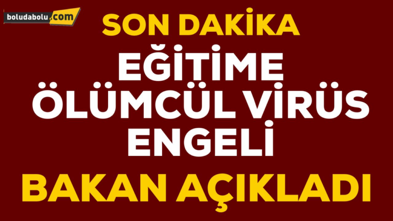 SON DAKİKA EĞİTİME ARA
