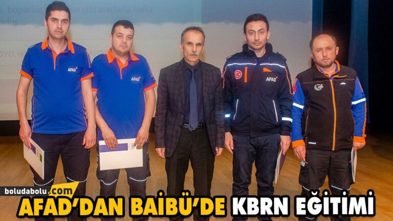 AFAD’DAN BAİBÜ’DE KBRN EĞİTİMİ