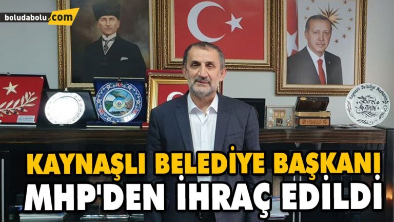 KAYNAŞLI BELEDİYE BAŞKANI MHP’DEN İHRAÇ EDİLDİ