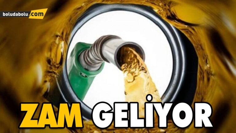 BENZİNİN LİTRE FİYATINA ZAM GELİYOR
