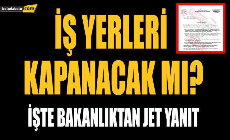 Koronavirüs salgını nedeniyle tüm iş yerleri kapanıyor” iddialarına yalanlama geldi