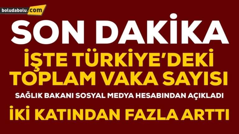 SAĞLIK BAKANI SON DAKİKA AÇIKLAMASI YAPTI