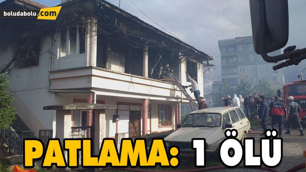 PATLAMA: 1 ÖLÜ PATLAMA: 1 ÖLÜ