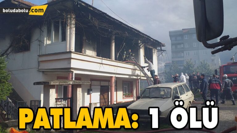 PATLAMA: 1 ÖLÜ