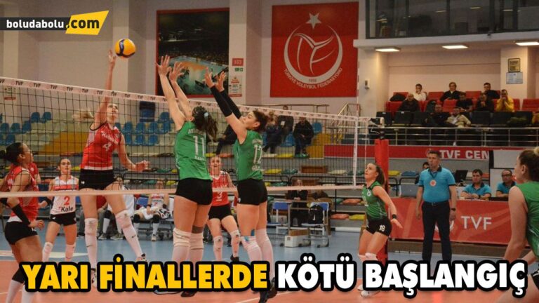 YARI FİNALLERDE KÖTÜ BAŞLANGIÇ