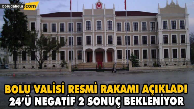 VALİ ÜMİT RESMİ RAKAMI AÇIKLADI