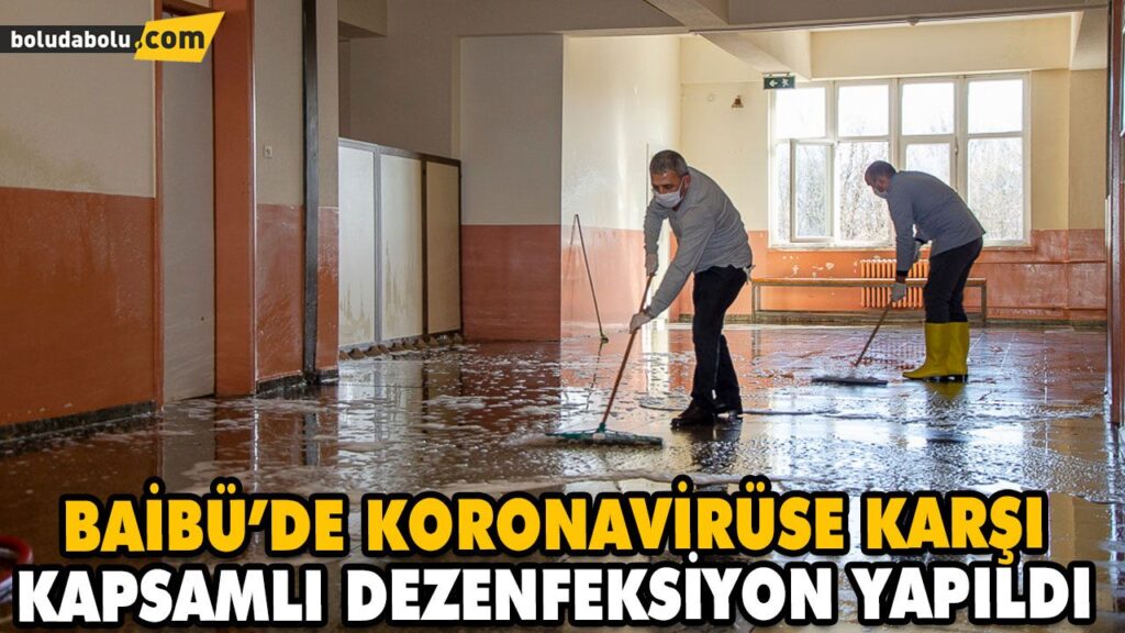 BAİBÜ’DE KORONAVİRÜSE KARŞI KAPSAMLI DEZENFEKSİYON YAPILDI BAİBÜ’DE KORONAVİRÜSE KARŞI KAPSAMLI DEZENFEKSİYON YAPILDI