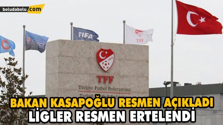LİGLER ERTELENDİ