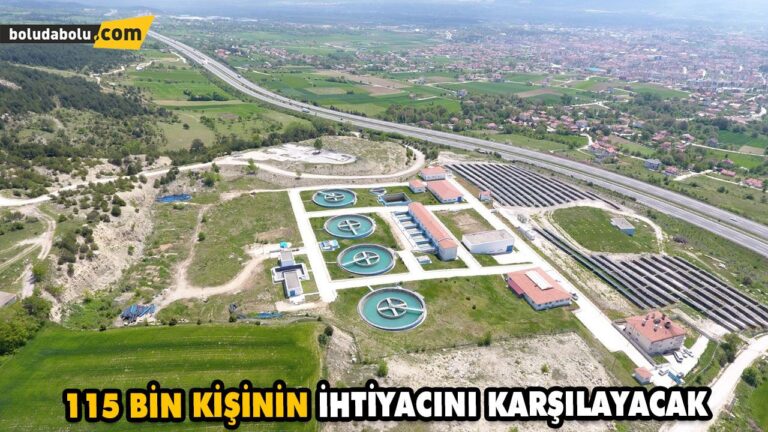 BOLU KARADERE İÇMESUYU TESİSLERİ 115 BİN KİŞİNİN İHTİYACINI KARŞILAYACAK